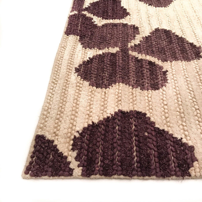 Çiçek Desenli El Dokuma Kilim — pamuk