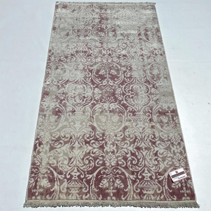 Çiçek Desenli Tezgah Dokuma Halı — 80x140 cm