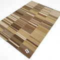 Çizgi Desenli El Dokuma Kilim, krem, 90x150 cm — Halıcızade