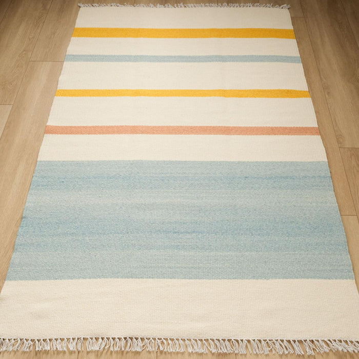 Çizgi Desenli Makine Dokuma Kilim