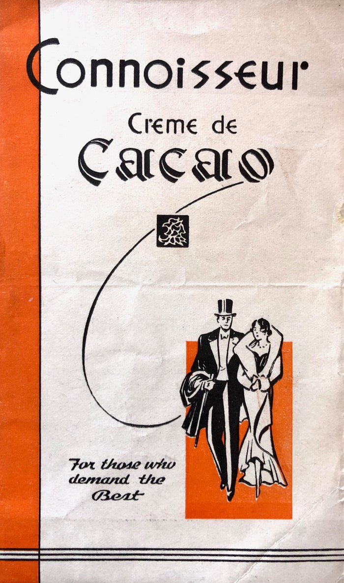 (Cocktails - Cacao) Connoisseur. Connoisseur Creme de Cacao.