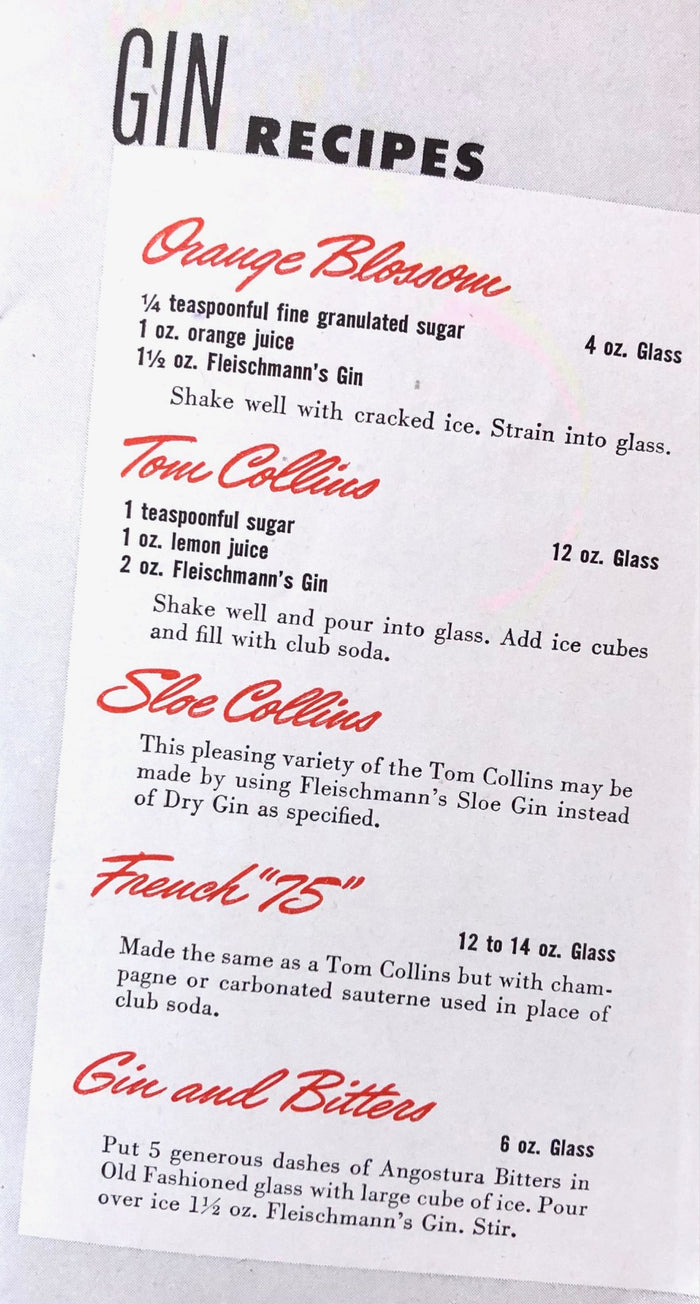 (Cocktails) Fleischmann's Mixer's Manual.
