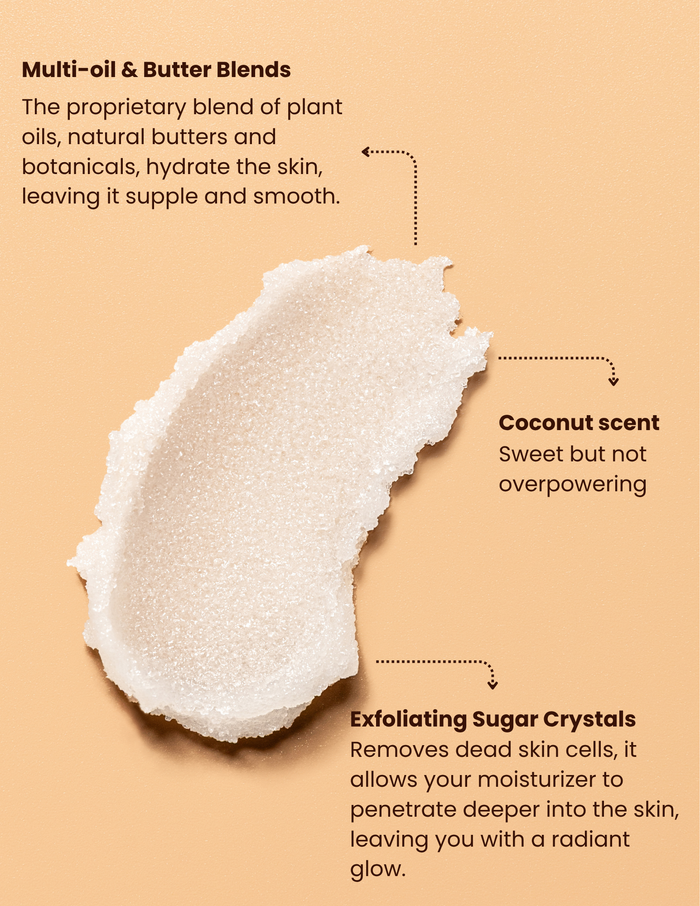 Coconut Sugar Body Scrub - Exfoliating Body Polish