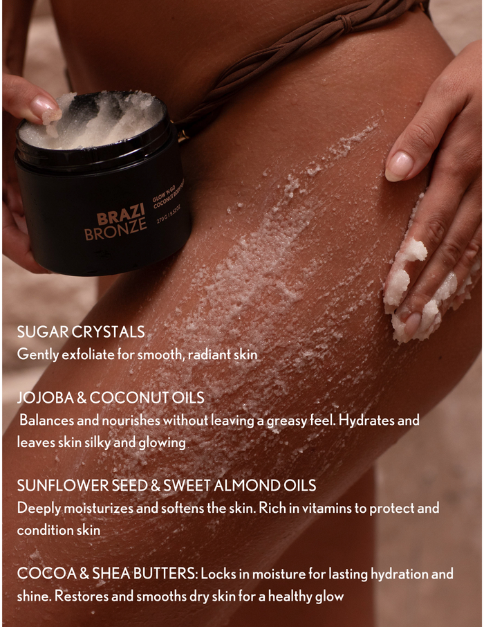 Coconut Sugar Body Scrub - Exfoliating Body Polish