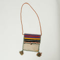 Çok Renkli El Dokuma Yün Kilim Çanta, 25x26 cm — Halıcızade