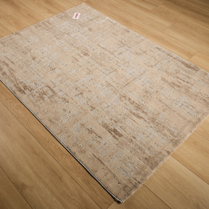 Como Serisi Soyut Desenli Makine Dokuma Halı, bej, 80x150 – 200x290 cm — Halıcızade