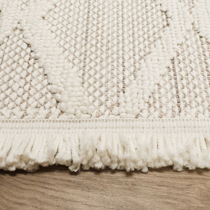 Cozy Serisi Geometrik Desenli Makine Dokuma Halı