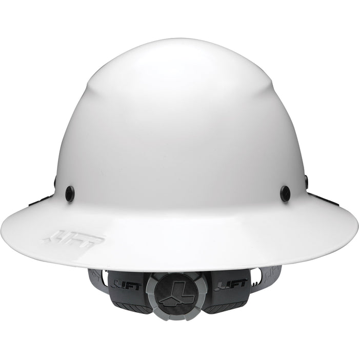 CSA Certified DAX Full Brim Hard Hat - White - LIFT Safety