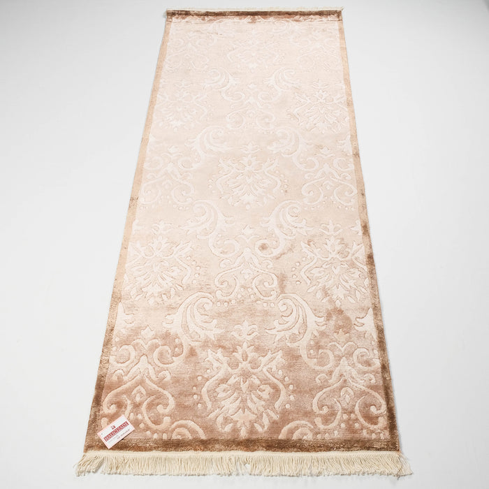 Damask Desenli El Dokuma Bambu Salon Halısı