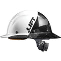 DAX Carbon Fiber Camo Full Brim Hardhat [color: fifty/50 black camo]
