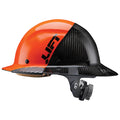 DAX Fifty 50 Carbon Fiber Full Brim Hardhat [color: orange]
