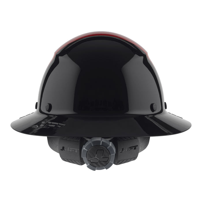 DAX Fifty/50 Red Full Brim Hard Hat - LIFT Safety