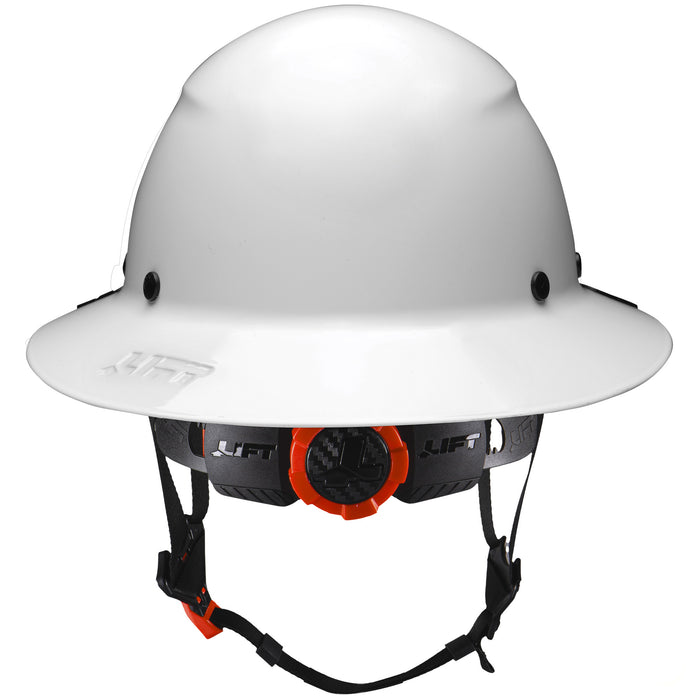 DAX Full Brim Hard Hat with Mips - White - LIFT Safety