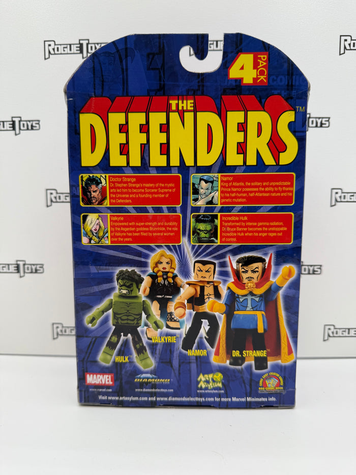 Diamond Select Toys Marvel Minimates The Defenders Doctor Hulk / Valkyrie / Namor / Dr. Strange