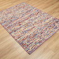 Drop Serisi El Dokuma Soyut Desenli Yün Rengarenk Kilim, 120x180 – 170x240 cm — Halıcızade