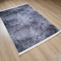Düz Renk Gri Dijital Baskı Halı Banyo Halısı, 120x180 cm — Halıcızade