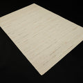 El Dokuma Çizgi Desenli Beyaz Kilim, 120x180 – 200x300 cm — Halıcızade