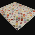 El Dokuma Geometrik Desenli Rengarenk Yün Kilim, 120x180 – 200x300 cm — Halıcızade