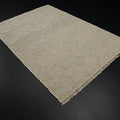 El Dokuma İskandinav Desenli Vizon Hasır Kilim, 120x180 – 160x230 cm — Halıcızade