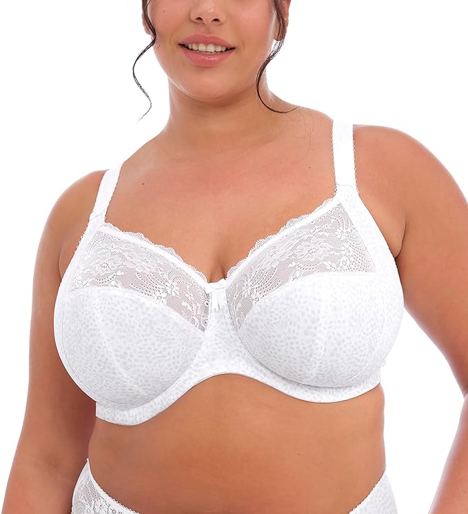Elomi Women's Morgan Underwire Banded Stretch Lace Bra Full Coverage