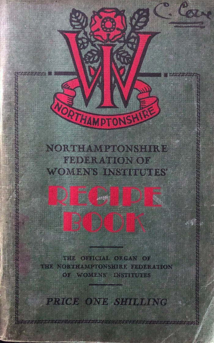 (English) Northamptonshire Federation of Women's Institutes Recipe Book