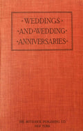 (Etiquette) Jean Wilde Clark. Weddings and Wedding Anniversaries