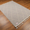 Etna Serisi İskandinav Desenli Makine Dokuma Halı, krem, 80x150 – 130x190 cm — Halıcızade