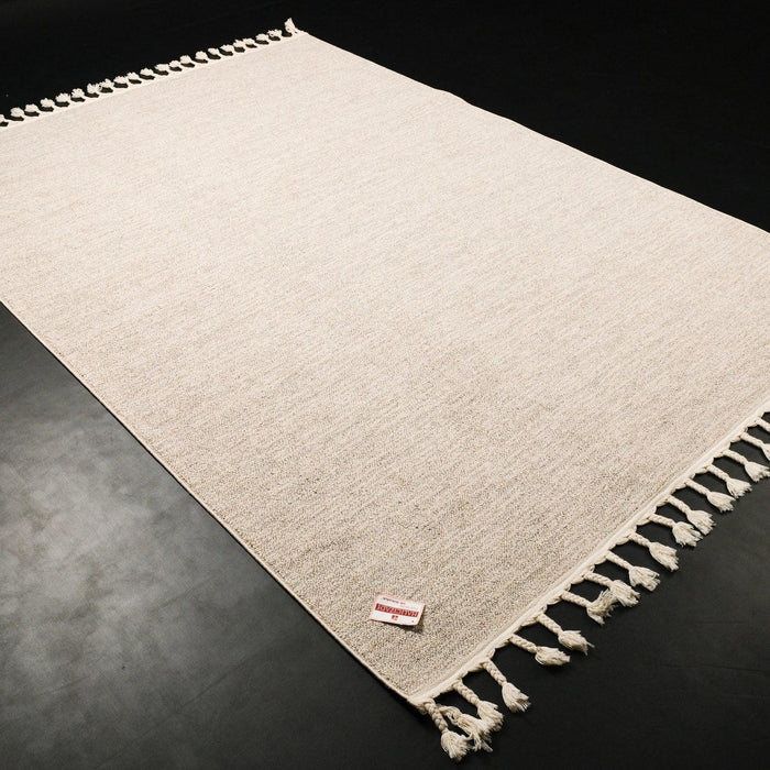 Etna Serisi Sade Desenli Makine Dokuma Halı, krem, 130x190 – 160x230 cm — Halıcızade