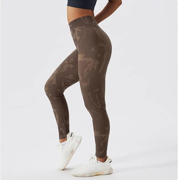 EULLA Women's Leggings, Coffee, S