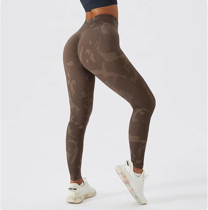 EULLA Women's Leggings, Coffee, S