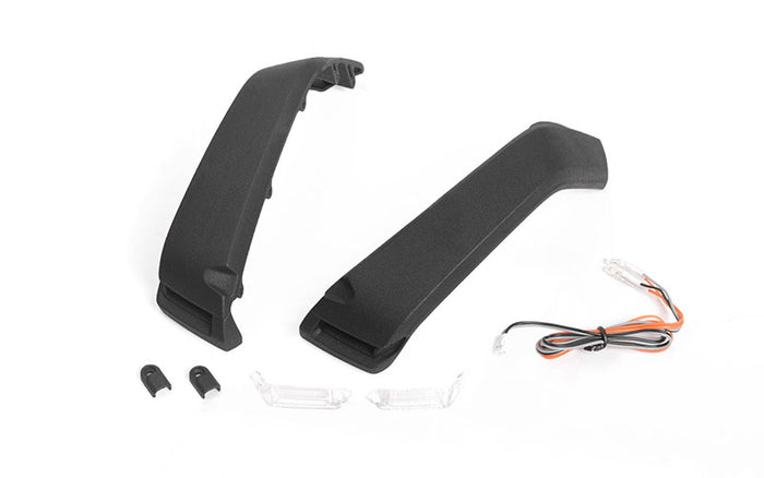 Fender Flare Set with Lights + LED Lighting System for Axial 1/10 SCX10 III Jeep (Gladiator/Wrangler)