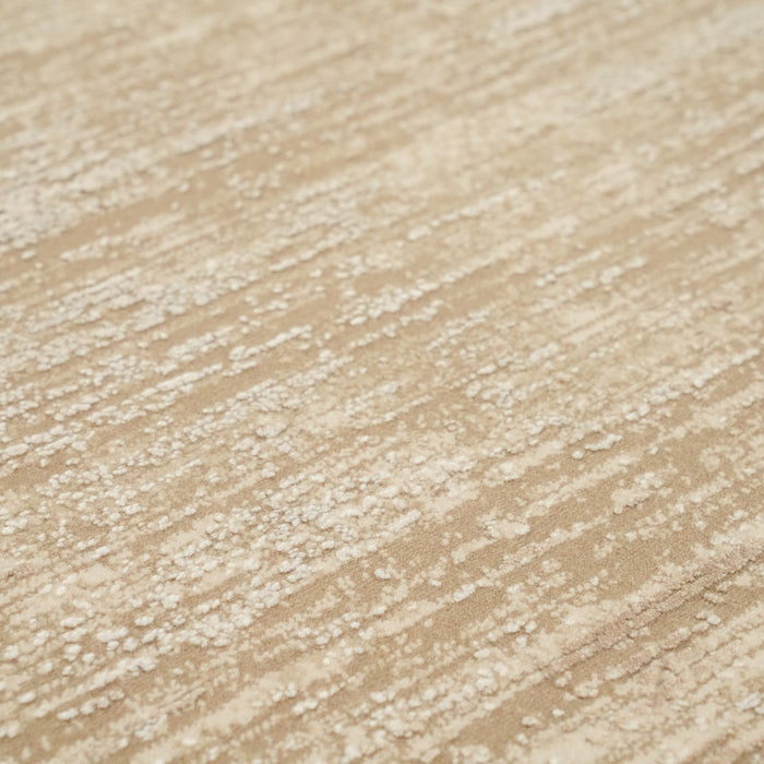 Fresco Dyed Serisi Çerçeve Desenli Sarı Viskon Halı