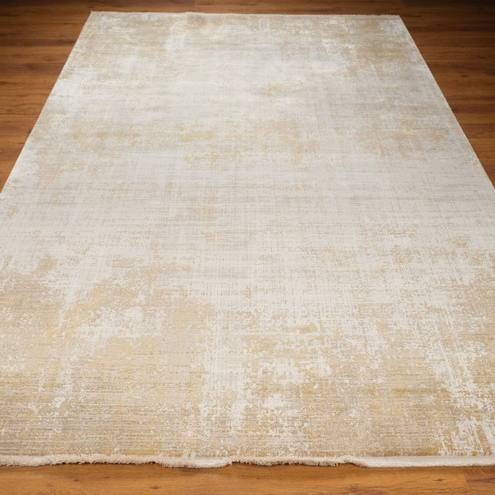 Fresco Serisi Makine Dokuma Soyut Desenli Bej Halı — 80x150, 100x200, 120x180, 80x300 cm