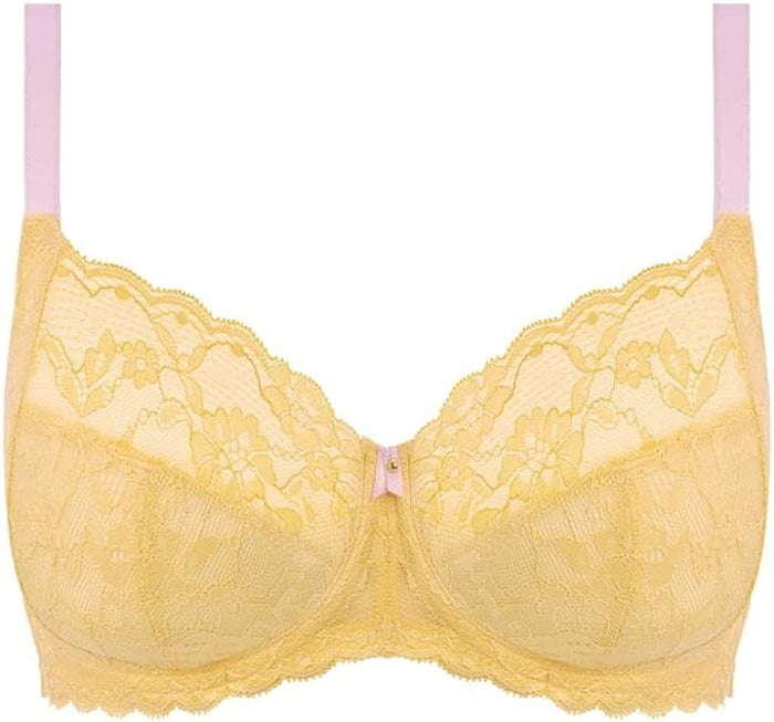 Freya Offbeat Side Support Bra Lemon Fizz Yellow 34G