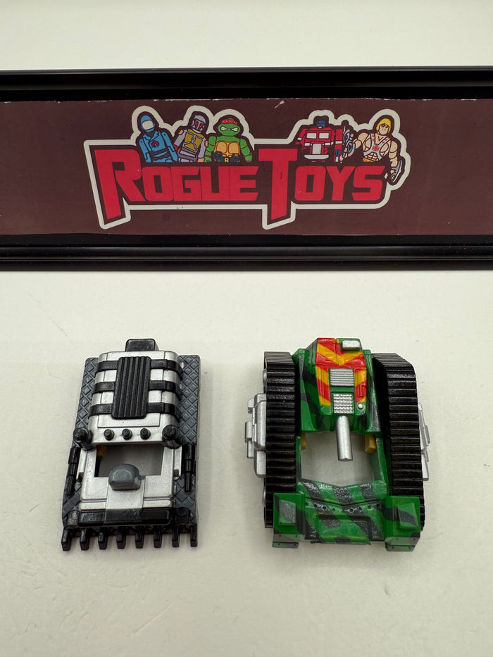 Galoob Micro Machines Highway Warriors Rammin’ Rig & Terror Tank
