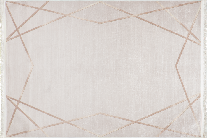 Geometrik Desenli Dijital Baskı Halı — klasik desen
