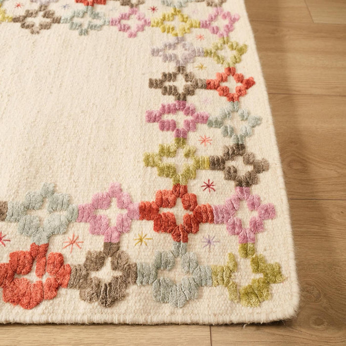 Geometrik Desenli El Dokuma Kilim — 80x300 cm