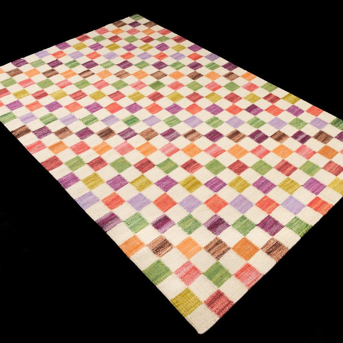 Geometrik Desenli El Dokuma Kilim