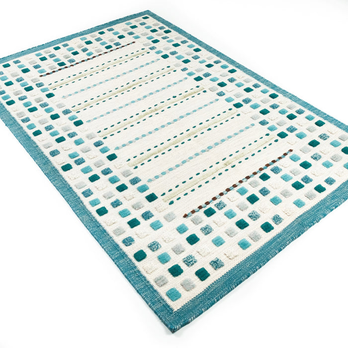 Geometrik Desenli El Dokuma Kilim