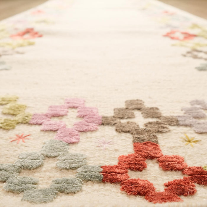 Geometrik Desenli El Dokuma Kilim