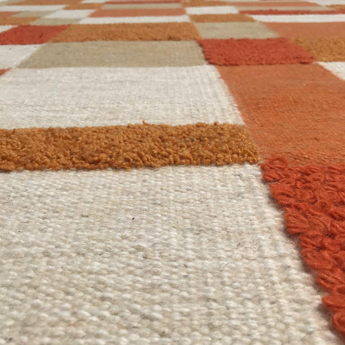 Geometrik Desenli El Dokuma Kilim