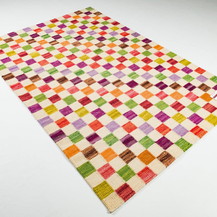 Geometrik Desenli El Dokuma Kilim