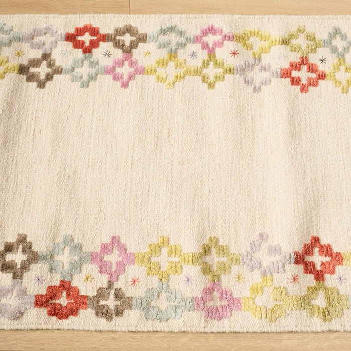 Geometrik Desenli El Dokuma Kilim