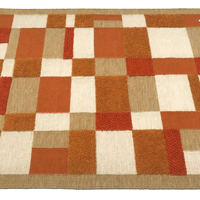 Geometrik Desenli El Dokuma Kilim
