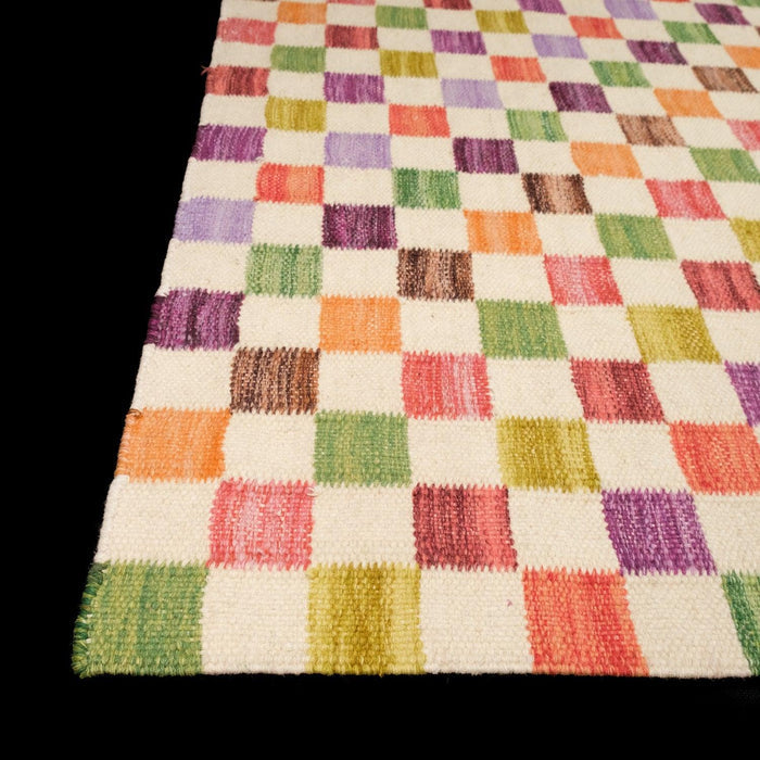 Geometrik Desenli El Dokuma Kilim