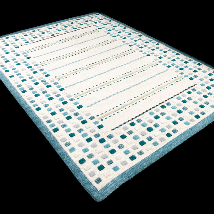 Geometrik Desenli El Dokuma Kilim