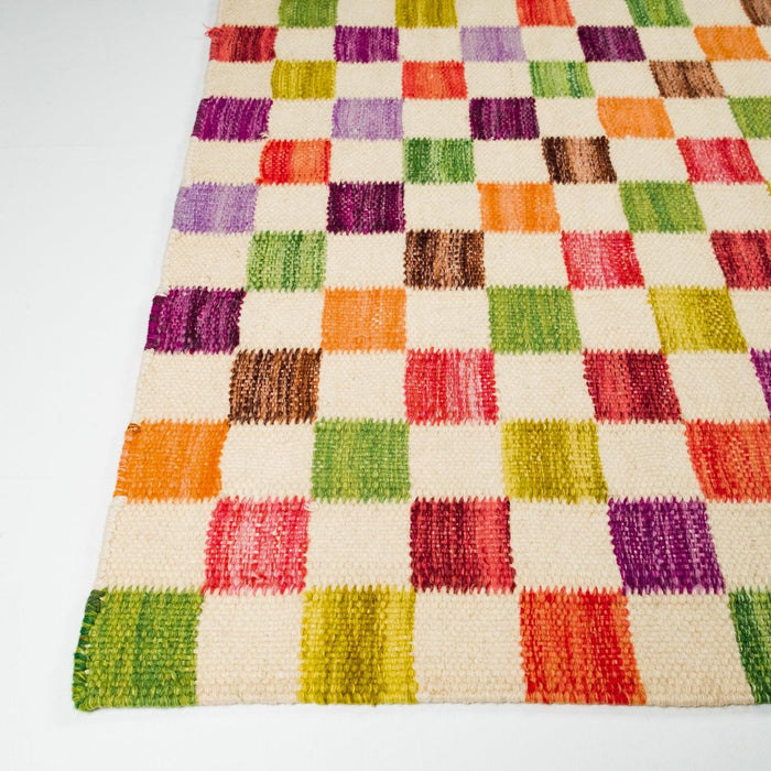 Geometrik Desenli El Dokuma Kilim