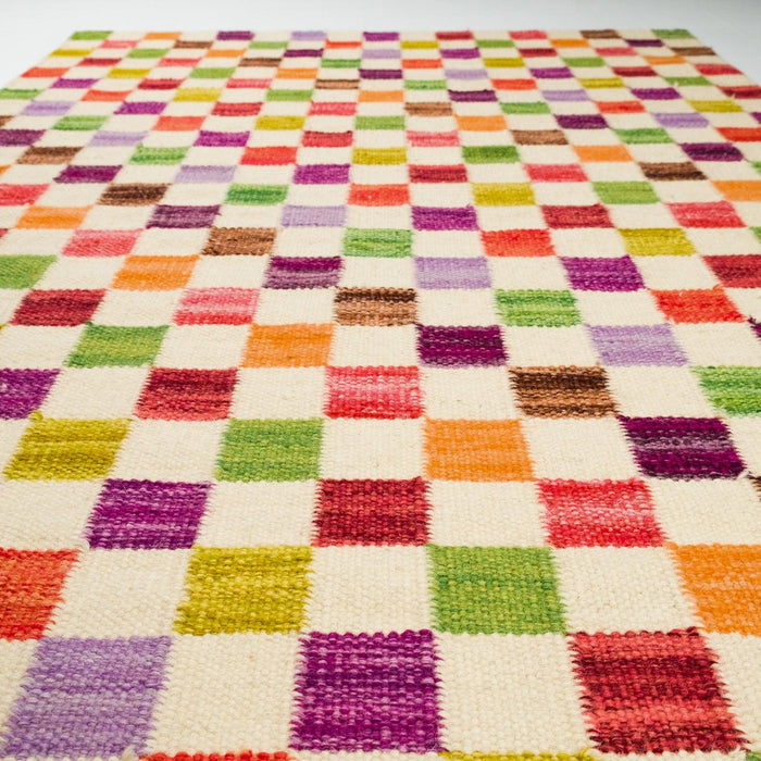 Geometrik Desenli El Dokuma Kilim