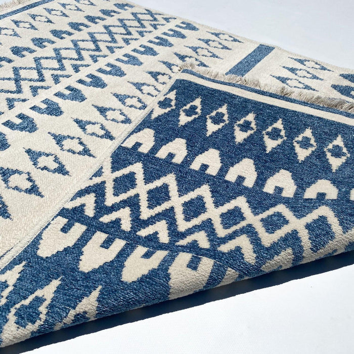 Geometrik Desenli Makine Dokuma Kilim — 120x180 cm