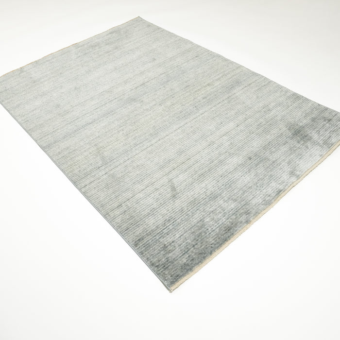Gessi Serisi Sade Desenli Mavi Tencel Halı, 130x190 – 170x240 cm — Halıcızade